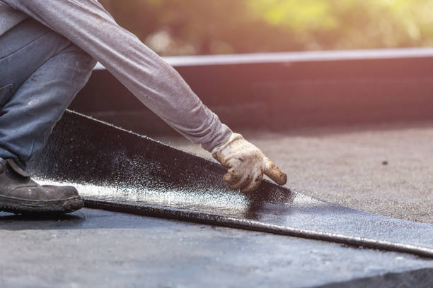 Professional Basement Waterproofing technician working in Alma, GA